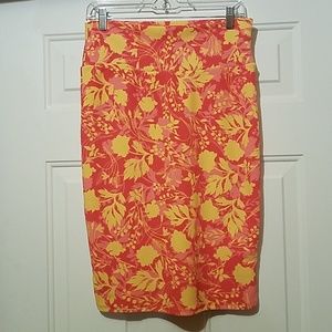 Medium Lularoe orange Cassie skirt
